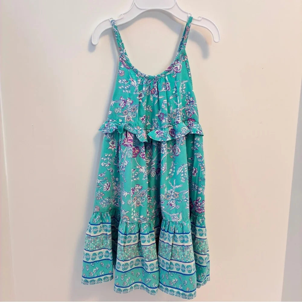 OshKosh B'gosh Sun Dress Bundle Turquoise Floral/ Tiered Gauze/ Stripe Size 3T